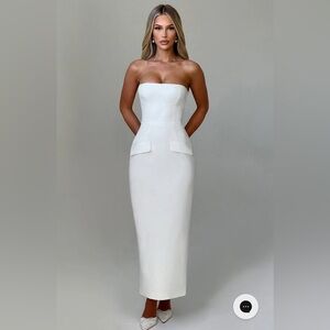 Babyboo Ivory Midaxi Dress